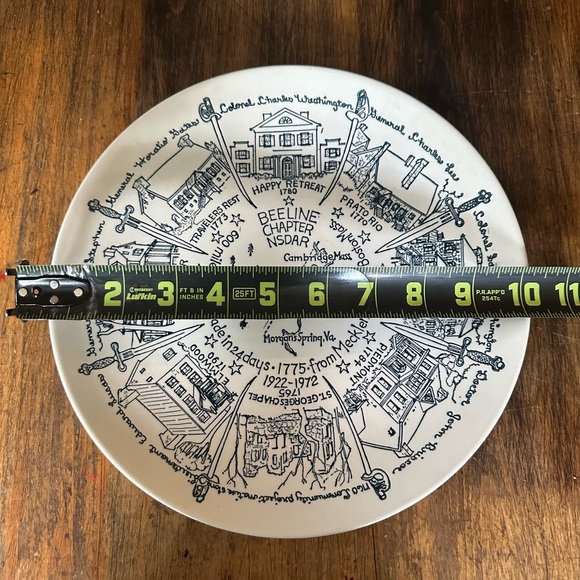 Vintage Charles Town West Virginia Historical Plate Kettlesprings Kilns 10” - Picture 6 of 6